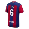 Men's GAVI #6 Barcelona Home Soccer Jersey Shirt 2023/24 - BuyJerseyshop