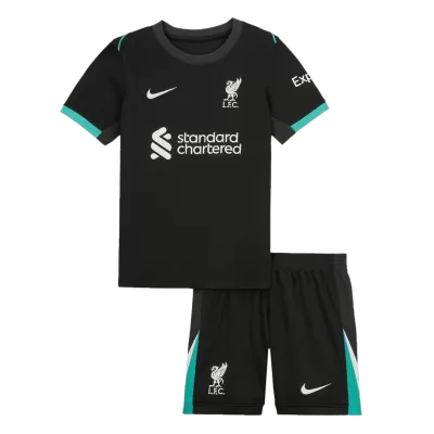 Kids Liverpool Away Soccer Jersey Kit (Jersey+Shorts) 2024/25 - BuyJerseyshop