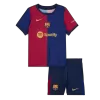 Kids Barcelona Home Soccer Jersey Kit (Jersey+Shorts) 2024/25 - BuyJerseyshop