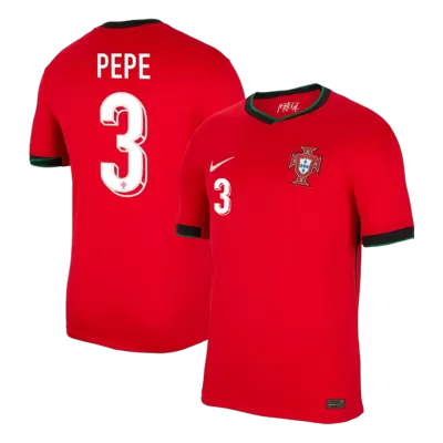 PEPE #3 Portugal Home Soccer Jersey Euro 2024 - BuyJerseyshop