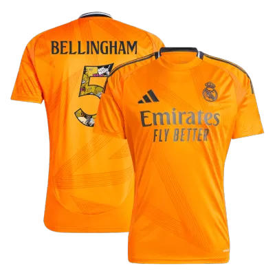 Men's BELLINGHAM #5 Real Madrid Away Soccer Jersey Shirt 2024/25 - BuyJerseyshop