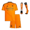 Kids Real Madrid Away Soccer Jersey Whole Kit (Jersey+Shorts+Socks) 2024/25 - BuyJerseyshop