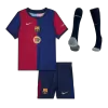 Kids Barcelona Home Soccer Jersey Whole Kit (Jersey+Shorts+Socks) 2024/25 - BuyJerseyshop