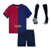 Kids Barcelona Home Soccer Jersey Whole Kit (Jersey+Shorts+Socks) 2024/25 - BuyJerseyshop