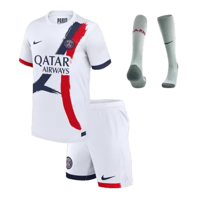 Kids PSG Away Soccer Jersey Whole Kit (Jersey+Shorts+Socks) 2024/25 - BuyJerseyshop