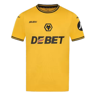 Men's Wolverhampton Wanderers Home Soccer Jersey Shirt 2024/25 - BuyJerseyshop