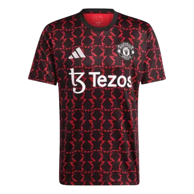 Men's Manchester United Pre-Match Soccer Jersey Shirt 2024/25 - BuyJerseyshop