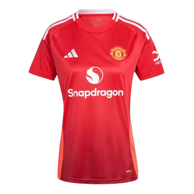 Women's Manchester United Home Soccer Jersey 2024/25 - BuyJerseyshop