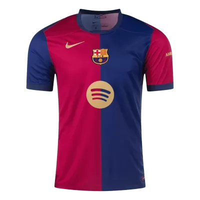 Barcelona Home Soccer Jersey 2024/25 - Spotify Logo Without Text - BuyJerseyshop