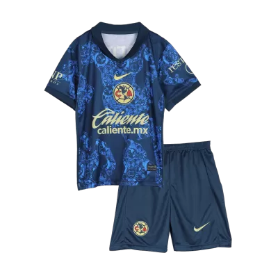 Kid's Club America Away Soccer Jersey Kit(Jersey+Shorts) 2024/25 - BuyJerseyshop