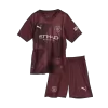 Kids Manchester City Third Away Soccer Jersey Whole Kit (Jersey+Shorts+Socks) 2024/25 - BuyJerseyshop