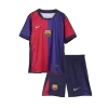 Kids Barcelona Home Soccer Jersey Kit (Jersey+Shorts) 2024/25 - BuyJerseyshop