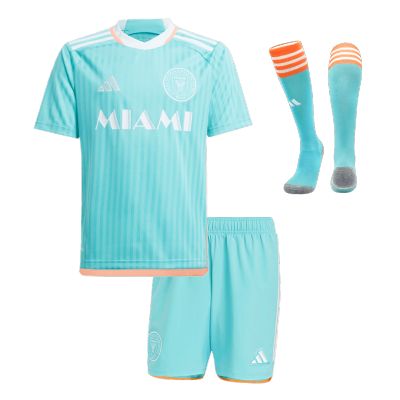 Kids Inter Miami CF Third Away Soccer Jersey Whole Kit (Jersey+Shorts+Socks) 2024 - BuyJerseyshop