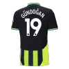 Men's GÜNDOĞAN #19 Manchester City Away Soccer Jersey Shirt 2024/25 - BuyJerseyshop