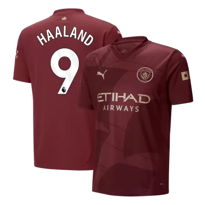 Men's HAALAND #9 Manchester City Third Away Soccer Jersey Shirt 2024/25 - BuyJerseyshop