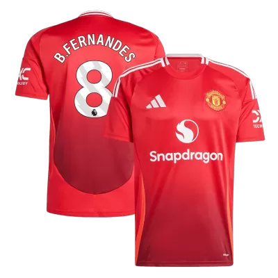 B.FERNANDES #8 Manchester United Home Soccer Jersey 2024/25 - BuyJerseyshop