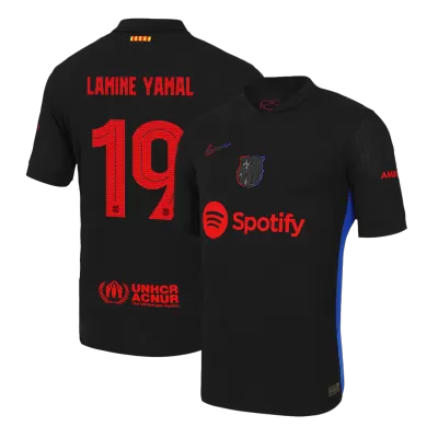 Men's LAMINE YAMAL #19 Barcelona Away UCL Soccer Jersey Shirt 2024/25 - BuyJerseyshop