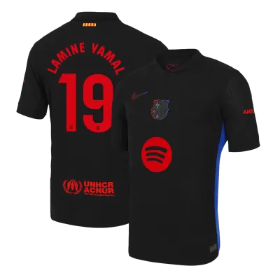 Men's LAMINE YAMAL #19 Barcelona Away Soccer Jersey Shirt 2024/25 - BuyJerseyshop