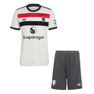 Men's Manchester United Third Away Soccer Jersey Kit (Jersey+Shorts) 2024/25 - BuyJerseyshop