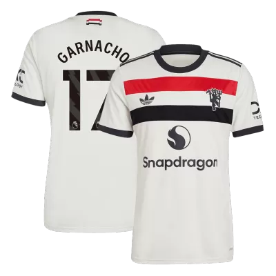 Men's GARNACHO #17 Manchester United Third Away Soccer Jersey Shirt 2024/25 - BuyJerseyshop