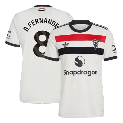 Men's B.FERNANDES #8 Manchester United Third Away Soccer Jersey Shirt 2024/25 - BuyJerseyshop