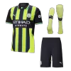 Men's Manchester City Away Soccer Jersey Whole Kit (Jersey+Shorts+Socks) 2024/25 - BuyJerseyshop