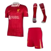 Men's Liverpool Home Soccer Jersey Whole Kit (Jersey+Shorts+Socks) 2024/25 - BuyJerseyshop