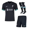 Men's Liverpool Away Soccer Jersey Whole Kit (Jersey+Shorts+Socks) 2024/25 - BuyJerseyshop