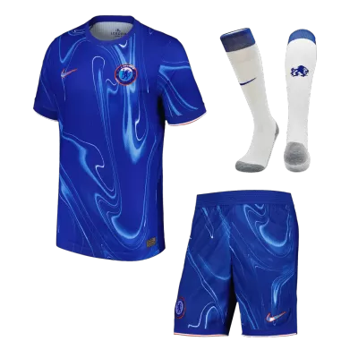 Authentic Chelsea Home Soccer Jersey Kit(Jersey+Shorts+Socks) 2024/25 - BuyJerseyshop