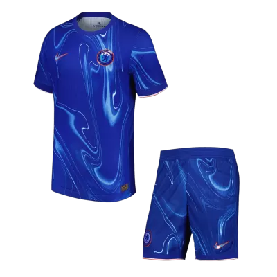 Men's Chelsea Home Soccer Jersey Kit (Jersey+Shorts) 2024/25 - BuyJerseyshop