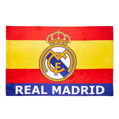 Real Madrid Team Flag Red - BuyJerseyshop