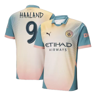 Men's HAALAND #9 Manchester City Fourth Away Soccer Jersey Shirt 2024/25-Definitely City - BuyJerseyshop