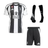 Men's Juventus Home Soccer Jersey Whole Kit (Jersey+Shorts+Socks) 2024/25-Save The Children Sponsor - BuyJerseyshop