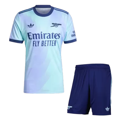 Arsenal Third Away Soccer Jersey Kit(Jersey+Shorts) 2024/25 - BuyJerseyshop