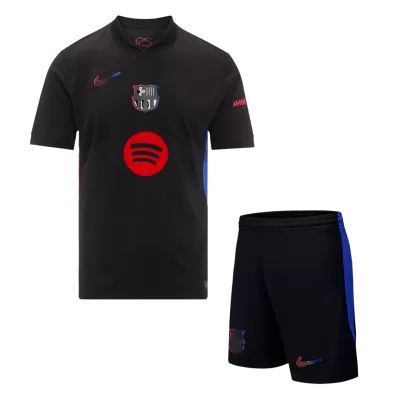 Men's Barcelona Away Soccer Jersey Kit (Jersey+Shorts) 2024/25 - BuyJerseyshop