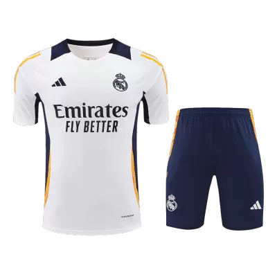 Men's Real Madrid Pre-Match Soccer Training Kit 2024/25 - BuyJerseyshop