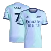 Men's SAKA #7 Arsenal Third Away Soccer Jersey Shirt 2024/25 - BuyJerseyshop