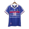 ZIDANE #10 France Retro Jerseys 1998 Home Soccer Jersey For Men - BuyJerseyshop