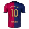 Men's COLDPLAY #10 Barcelona Home Soccer Jersey Shirt 2024/25 - BuyJerseyshop