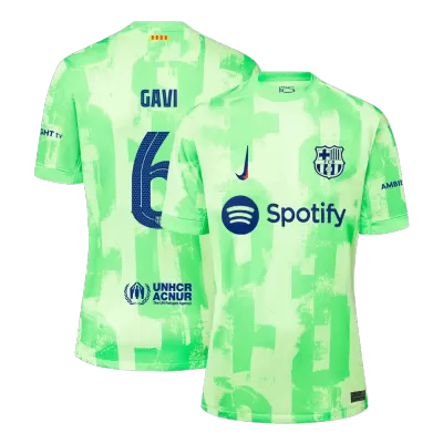 Men's GAVI #6 Barcelona Third Away UCL Soccer Jersey Shirt 2024/25 - BuyJerseyshop