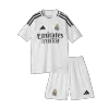 Kids Real Madrid Home Soccer Jersey Kit (Jersey+Shorts) 2024/25 - BuyJerseyshop