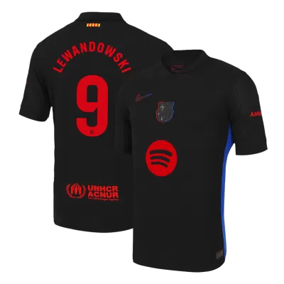 LEWANDOWSKI #9 Barcelona Away Player Version Jersey 2024/25 Men - BuyJerseyshop