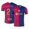 F.DE JONG #21 Barcelona Home Player Version Jersey 2024/25 Men - BuyJerseyshop