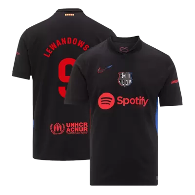 Men's LEWANDOWSKI #9 Barcelona Away Soccer Jersey Shirt 2024/25 - BuyJerseyshop