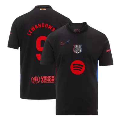 Men's LEWANDOWSKI #9 Barcelona Away Soccer Jersey Shirt 2024/25 - BuyJerseyshop