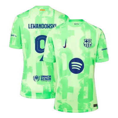 Men's LEWANDOWSKI #9 Barcelona Third Away Soccer Jersey Shirt 2024/25 - BuyJerseyshop