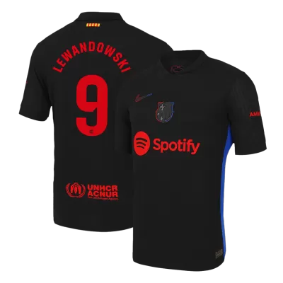 LEWANDOWSKI #9 Barcelona Away Player Version Jersey 2024/25 Men - BuyJerseyshop