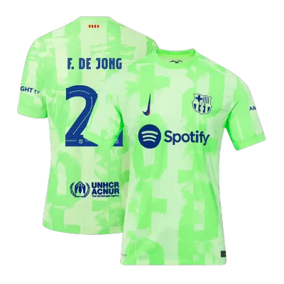 F.DE JONG #21 Barcelona Third Away Player Version Jersey 2024/25 Men - BuyJerseyshop