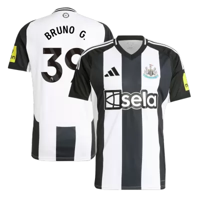 Men's BRUNO G. #39 Newcastle Home Soccer Jersey Shirt 2024/25 - BuyJerseyshop