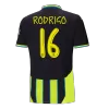 Men's RODRIGO #16 Manchester City Away UCL Soccer Jersey Shirt 2024/25 - BuyJerseyshop